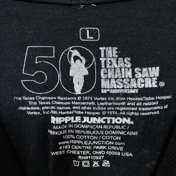 The Texas Chainsaw Massacre Who Will Survive Horror T-Shirt Large - Picture 5 of 5